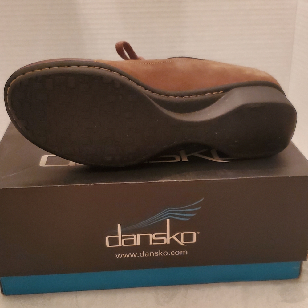 Dansko Loretta Women's Brown Leather Shoes Size 39 NEW - Picture 3 of 8